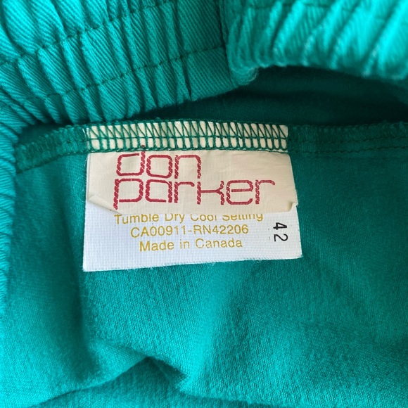❤️3/30❤️Vintage NWOT Teal Lounge Pants - Picture 4 of 4